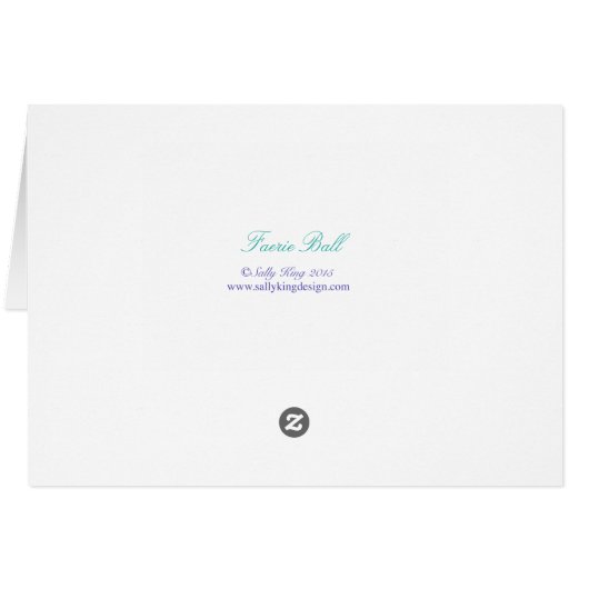 Faerie Ball Card (Back Horizontal)