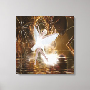 Faerie Dancer Wrapped Canvas Print
