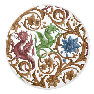 Faerie Dragons Ceramic Knob