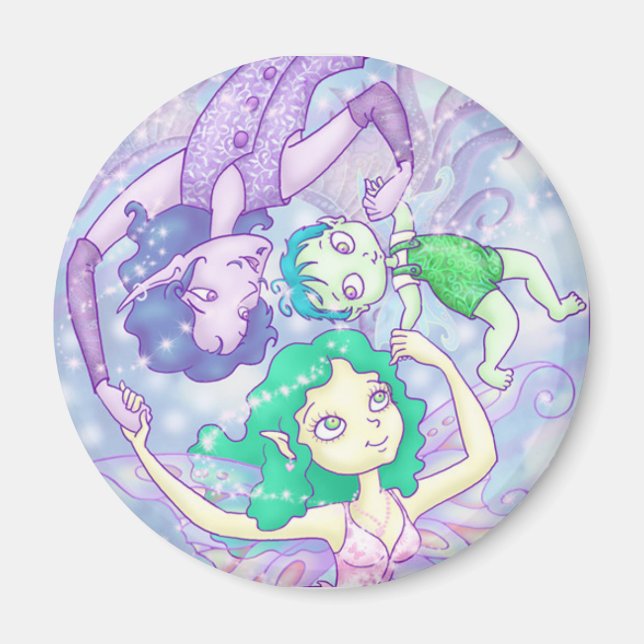 Faerie family magnet (Front)