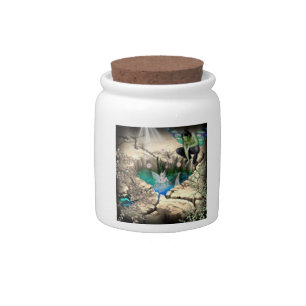 Faerie in Elven Pond Candy Jar