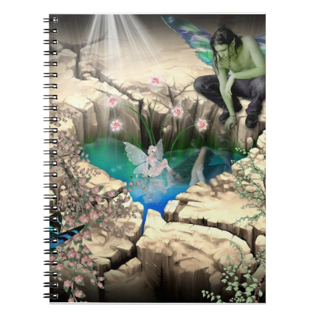 Faerie in Elven Pond Notebook (Front)