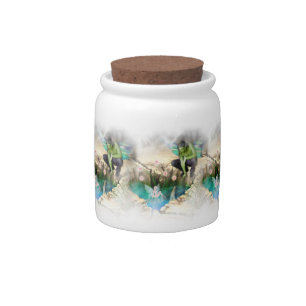 Faerie in Elven Pond Vignette Candy Jar