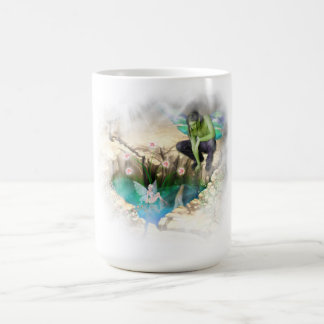 Faerie in Elven Pond Vignette Coffee Mug
