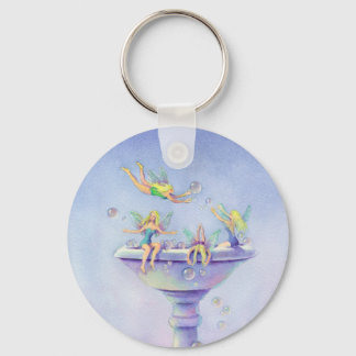 FAERIES BUBBLEBATH by SHARON SHARPE Keychain