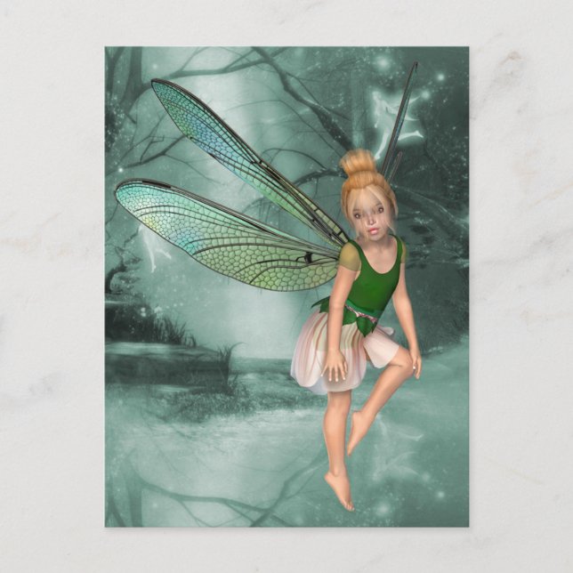 Faery Magic Fairy Postcard (Front)