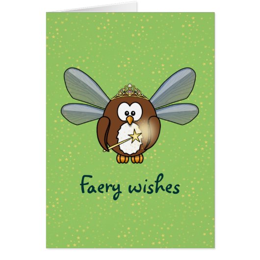 faery owl cards (Front)