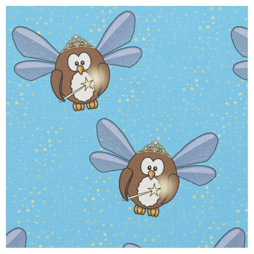 faery owl fabric