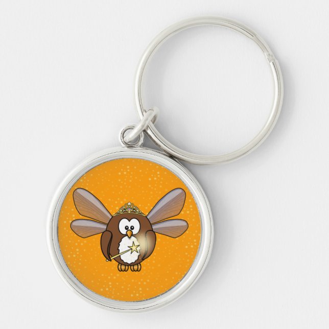 faery owl keychain (Front)