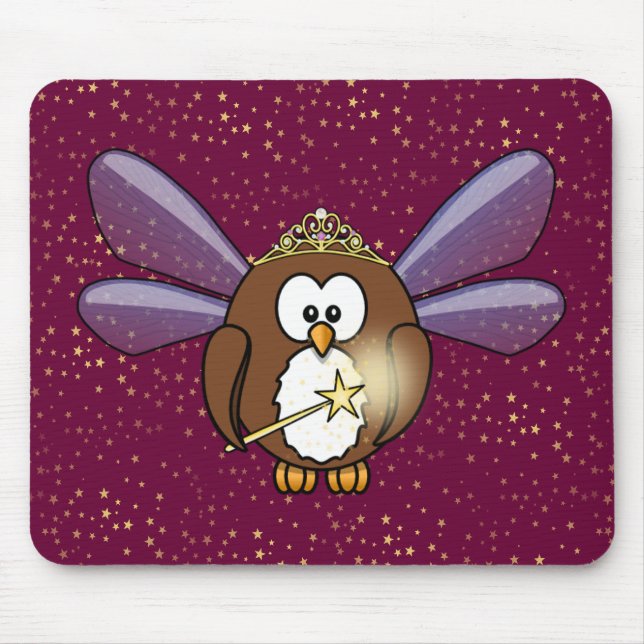 faery owl mouse pad (Front)