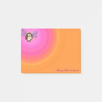 Faery Owl Post-it Notes by just_owls at Zazzle