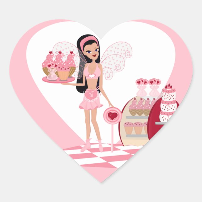 Faery Val Valentine’s Day Sweets Shoppe Sticker (Front)