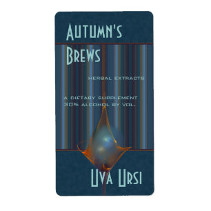 Faetini Faery Martini Art Label