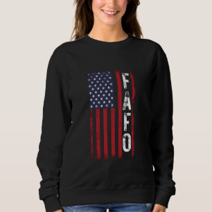FAFO American Flag Sweatshirt