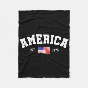 Fafo Camo Flag Fleece Blanket