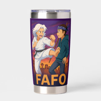 FAFO Fearless Older Woman – Bold Kick Tumbler