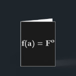 Fafo Math Equation Funny Novelty Math Teacher Nerd Card<br><div class="desc">Fafo Math Equation Funny Novelty Math Teacher Nerd Geek Gift T-shirt.png</div>