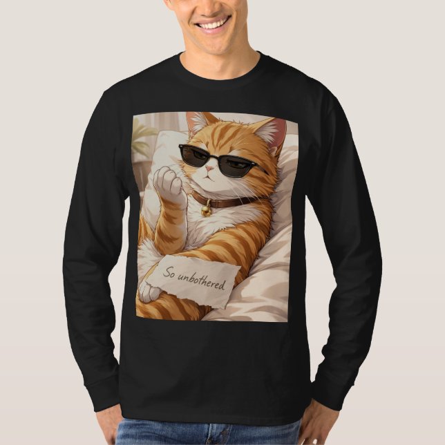 FAFO – So Unbothered Cat T-Shirt (Front)