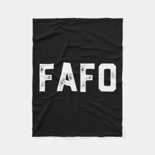 Fafo Trump Premium Fleece Blanket