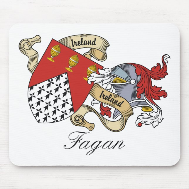 Fagan Family Crest Mouse Pad (Front)