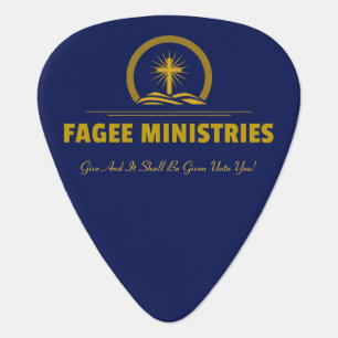 Fagee Ministries Guitar Pick