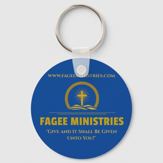 Fagee Ministries Keychain (Front)