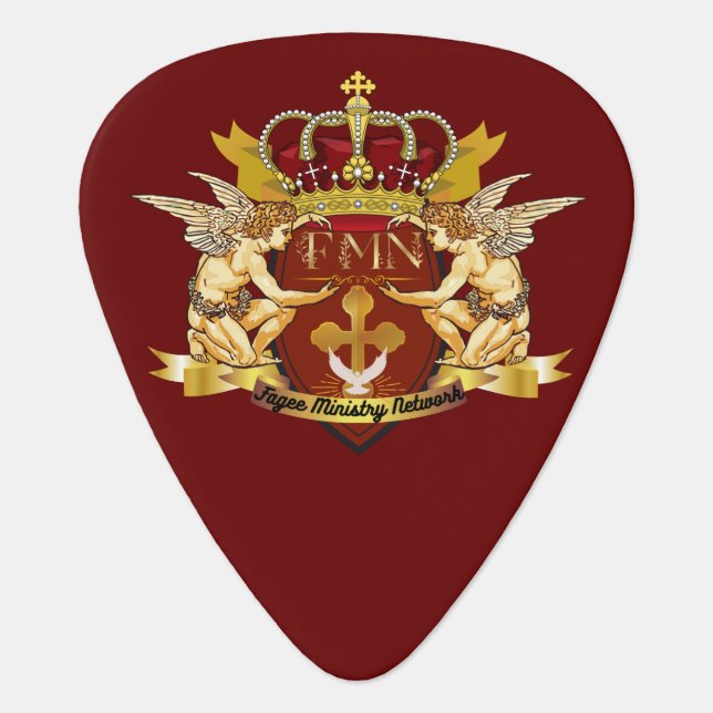 Fagee Ministry Network Guitar Pick (Front)