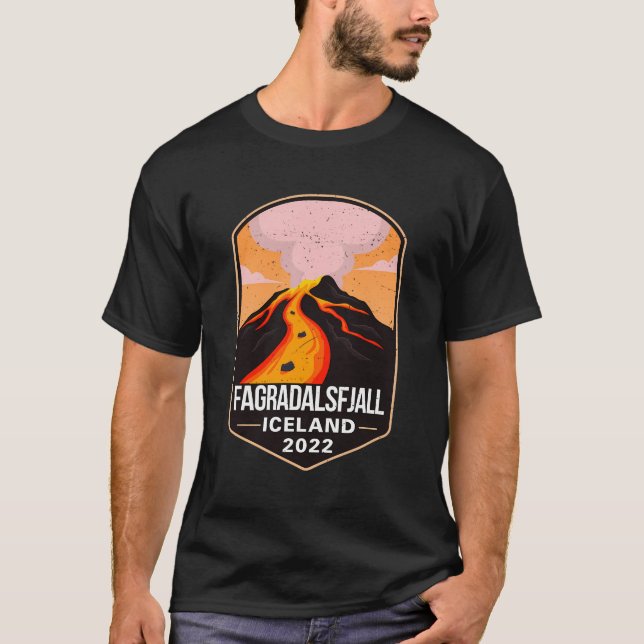 Fagradalsfjall Mountain Volcano Erupted Iceland 20 T-Shirt (Front)