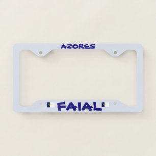 Faial Customizable License Plate Frame
