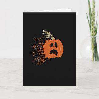faiding pumpkin card