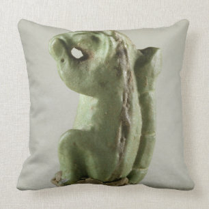 Faience squirrel, Harappa, 2300-1750 BC Throw Pillow