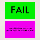 FAIL (Front & Back)
