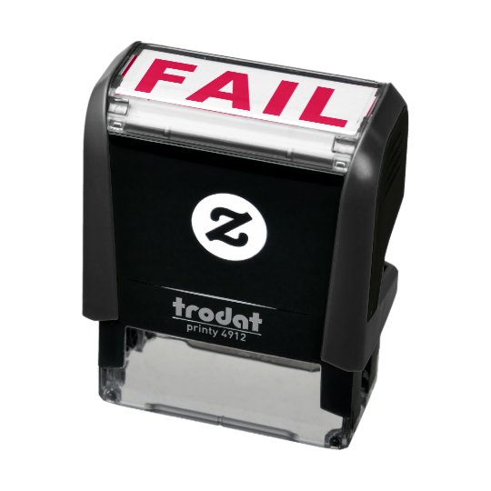 FAIL Funny Meme Sarcastic Office Humor Self-inking Stamp | Zazzle.com