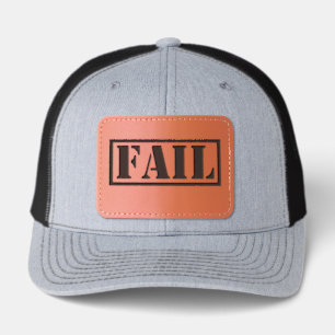 FAIL Leather Patch Hat