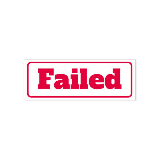 Failed Business Document Simple Self-inking Stamp