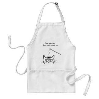 Failed cat toys - Funny cat apron