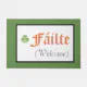 Fáilte Irish Welcome Doormat | Zazzle
