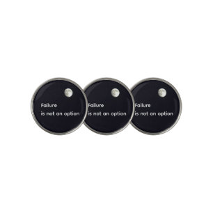 Failure in not an option golf ball marker