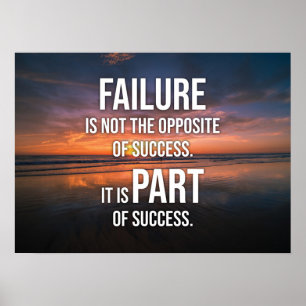 Failure Is A Part of Success Poster