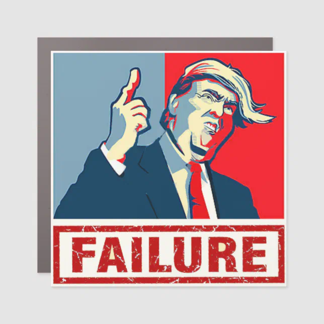 FAILURE TRUMP Bumper Car Magnet | Zazzle