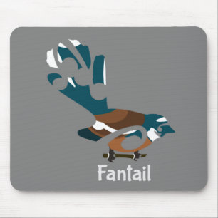 Faintail Piwakawaka Mouse Pad