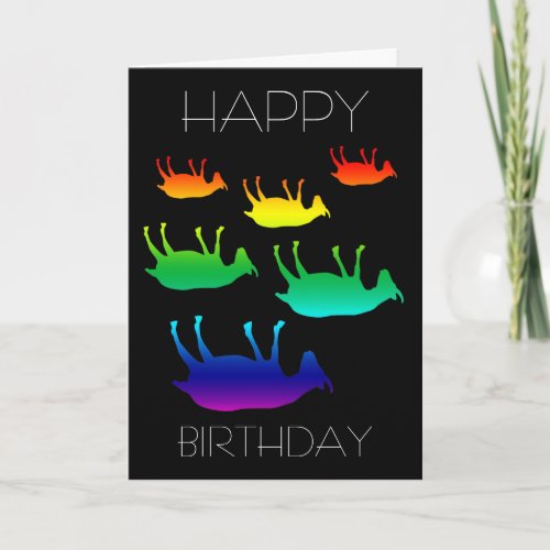 Fainting Goats Birthday Card