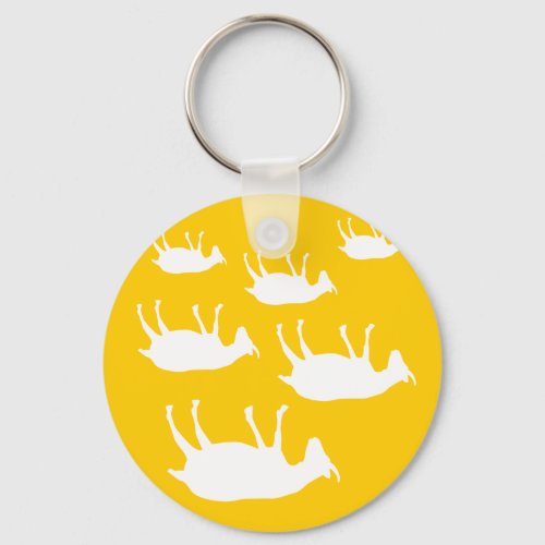 Fainting Goats Keychain