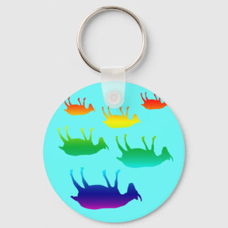 Fainting Goats Keychain