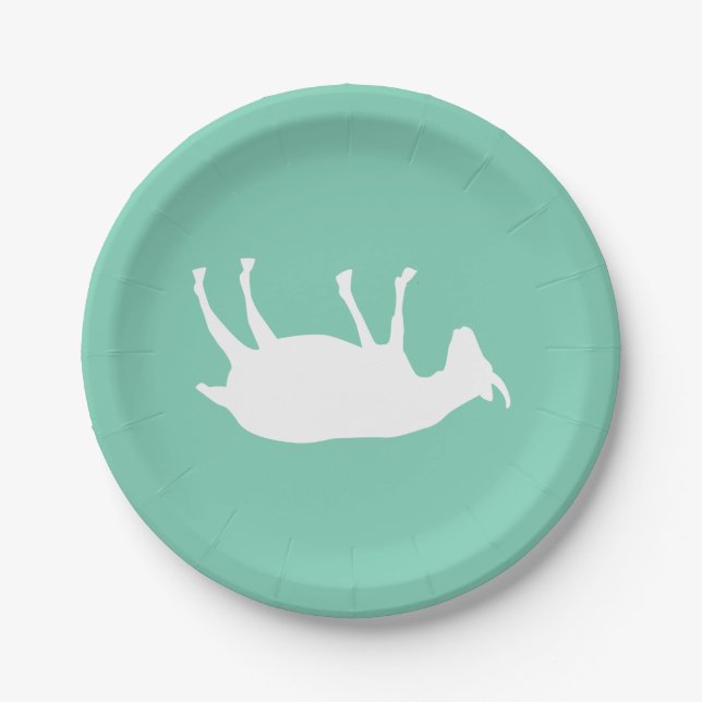 Fainting Goats Paper Plates (Front)