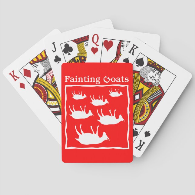 Fainting Goats Poker Cards (Back)