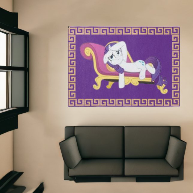 Fainting Kitty Swoon Girl's Room Rug (Insitu (Indoor 1))