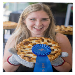 Fair Baking Contest Photo Customize Ceramic Tile