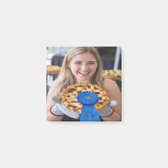 Fair Baking Contest Photo Customize Post-it Notes (Front)