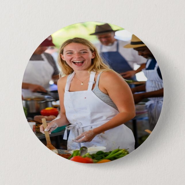 Fair Cook Off Photo Customize Button (Front)